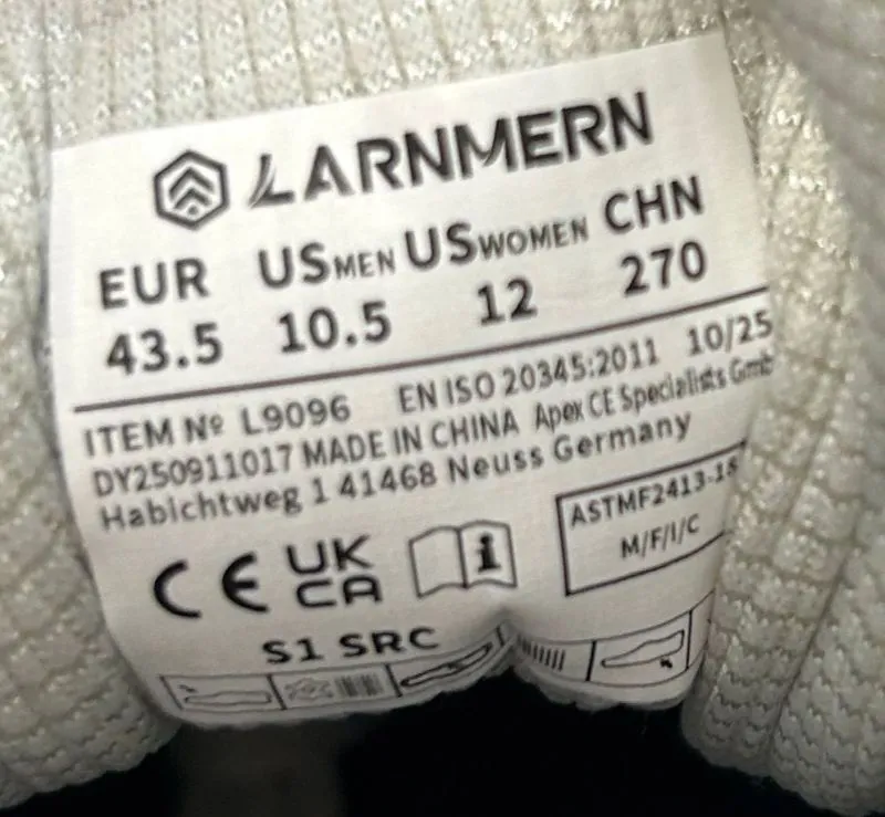 Zapatos de seguridad LARNMERN PRO - miniatura 4