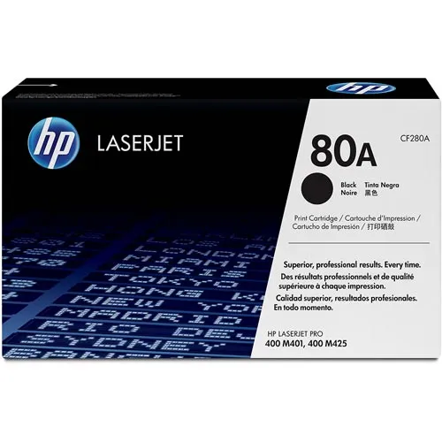 Toner HP Cf280a Nº80 Negro 2.700pag