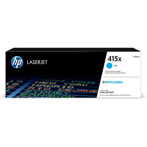 Toner HP W2031x Nº415x Cyan 6500PAG