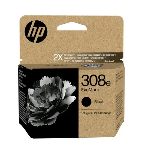 Tinta Hp7fp22ue Nº308 Evomore Negro 320P