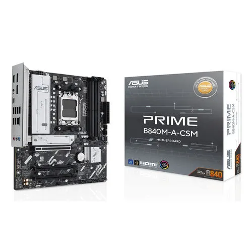 Placa Asus Prime B840m-a-csm AMD AM5 4ddr5 Hdmi/displayport Pcie4.0 4sata3 Usb2.0 Matx