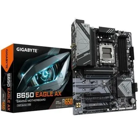 Placa Gigabyte B650 Eagle AX AMD AM5 4ddr5 HDMI Pcie3.0 4sata3 Usb3.2 ATX - foto 2