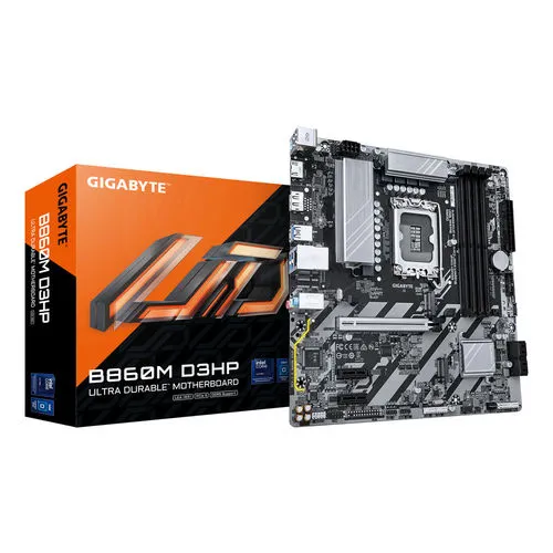 Placa Gigabyte B860m D3hp Intel1851 4ddr5 2pcie3.0 4sata3 Usb3.2 Matx