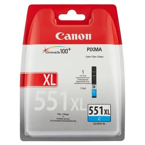 Tinta Canon Cli-551xlc Cian Alta Capacidad