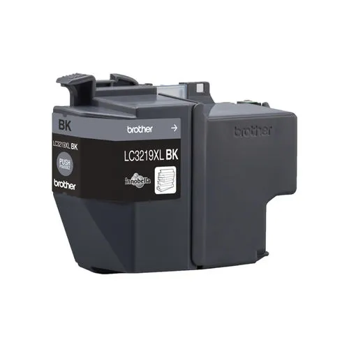 Tinta Brother Lc-3219xlbk Negro Alta Capacidad 3.000pag