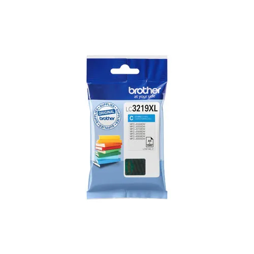 Tinta Brother Lc-3219xlc Cian Alta Capacidad 1.500pag