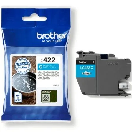 Tinta Brother Lc422c Cian - foto 2