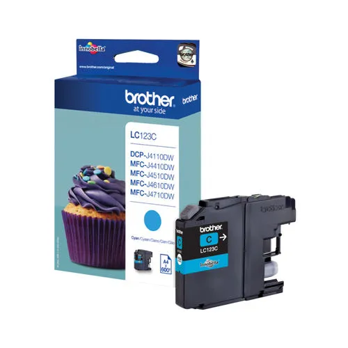Tinta Brother Lc-123c Cian