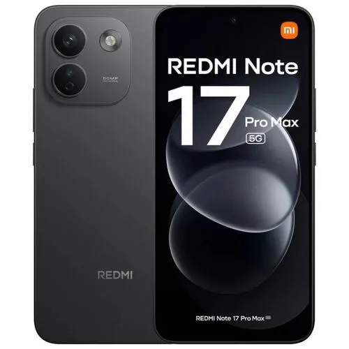 Smartphone Xiaomi Redmi Note 17 PRO MAX 5G 8GB RAM 512GB ROM Black