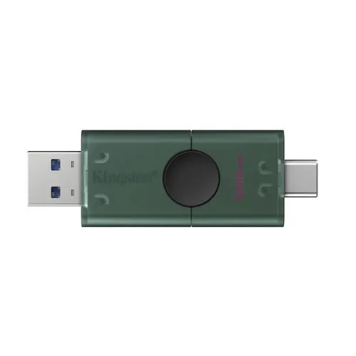 Pendrive Kingston 128GB Usb3.2 Duog2 Type-c Y Type-a Negro