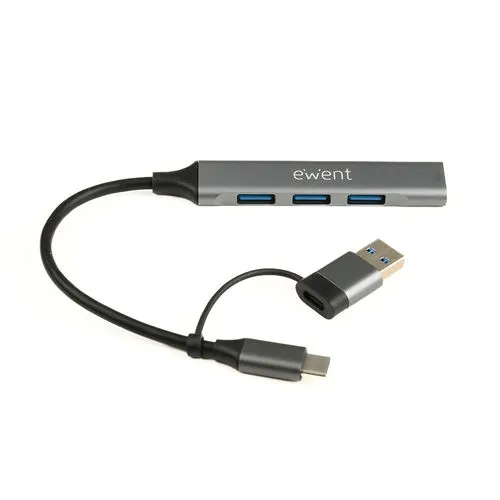 Hub Ewent Ew1154 Usb-c/usb-a 3.2 1PTO Usb-a 3.2 3PTOS Usb-a 2.0 Cable 15CM