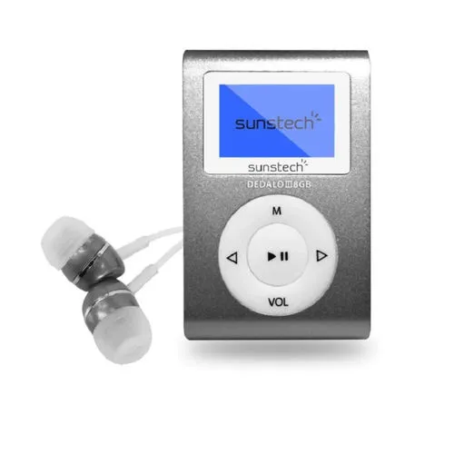 Mp3 Sunstech Dedalo III 1.1" 8GB FM Gris
