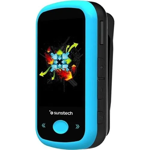 Mp4 Sunstech Ibizabt 1.8" 8GB FM Bluetooth Azul