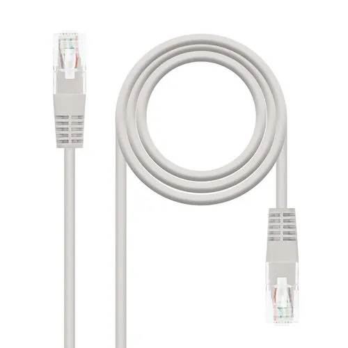 Nanocable Latiguillo/cable RED Nano Cable RJ45 Cat.5e UTP Awg24 5.0m Gris
