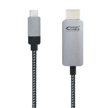 Nanocable Conversor Nano Cable Usb-c/m - Hdmi/m 1.8m Negro - foto 2