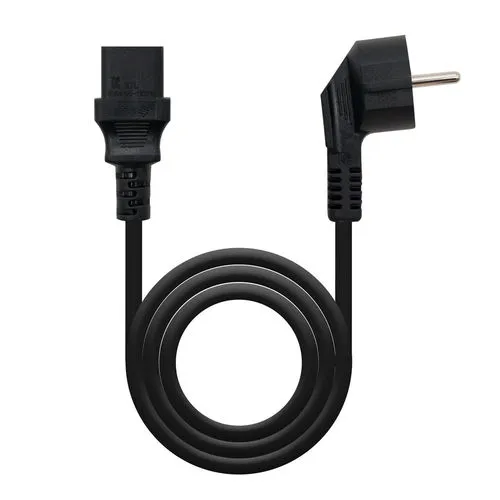 Nanocable Cable Integracion Nano Cable Cee7/m - C13/h 2.0m Negro
