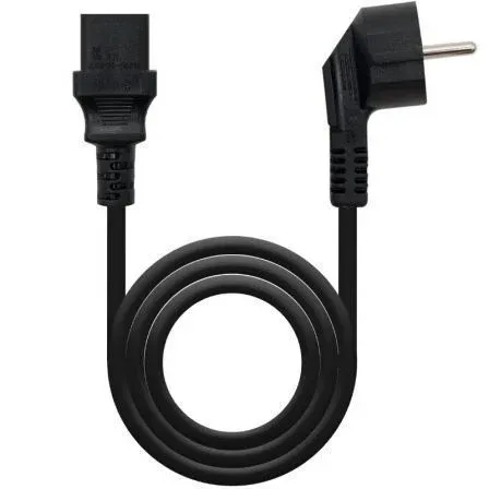Nanocable Cable Integracion Nano Cable Cee7/m - C13/h 2.0m Negro - foto 2