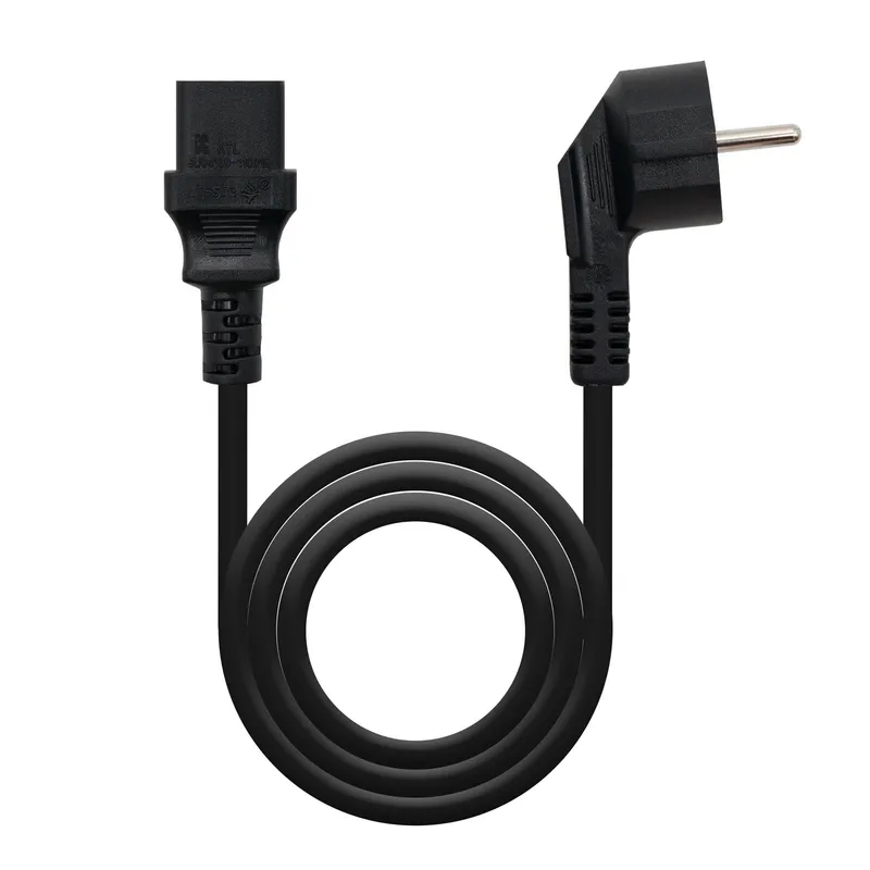 Nanocable Cable Integracion Nano Cable Cee7/m - C13/h 2.0m Negro - foto 3
