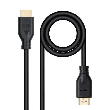 Nanocable Cable HDMI Nano Cable HDMI A/m - HDMI A/m V2.0 3.0m 4K Negro - foto 2