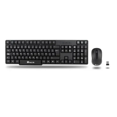 Combo Teclado/raton NGS Euphoria KIT Inalambrico Negro