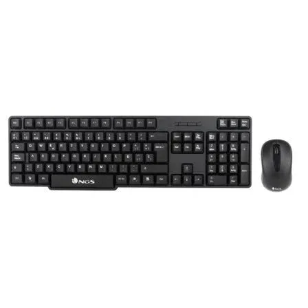 Combo Teclado/raton NGS Euphoria KIT Inalambrico Negro - foto 2