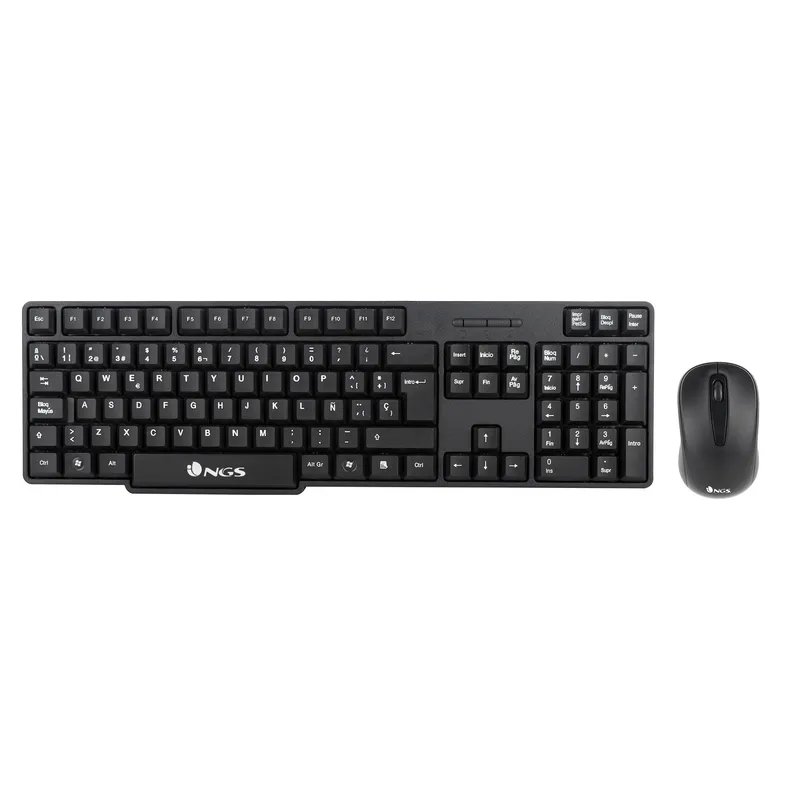 Combo Teclado/raton NGS Euphoria KIT Inalambrico Negro - foto 3