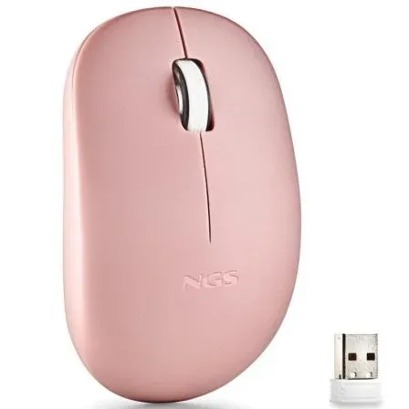 Raton NGS FOG PRO 1000DPI Inalambrico Rosa - foto 2