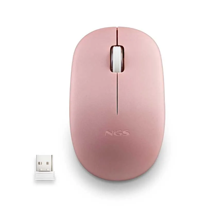 Raton NGS FOG PRO 1000DPI Inalambrico Rosa - foto 3