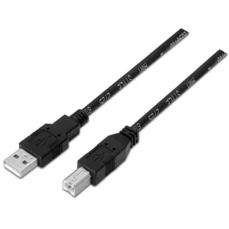Cable USB Aisens Usb2.0 A/m - B/m 1.8m Negro Impresora - foto 2