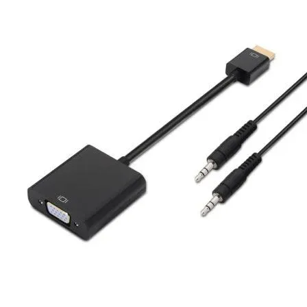 Conversor Aisens HDMI A VGA + Audio 1.0m Negro - foto 2