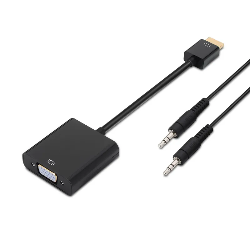Conversor Aisens HDMI A VGA + Audio 1.0m Negro - foto 3