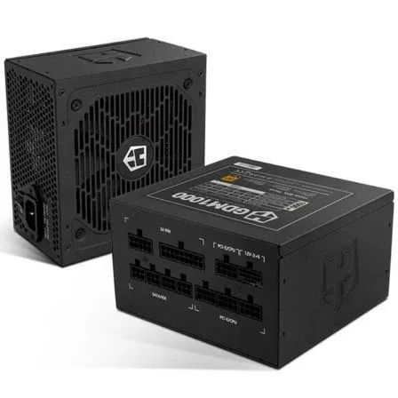 Fuente Alimentacion 1000W NOX Hummer GDM Pfc-activo 80+gold 12CM ATX - foto 2
