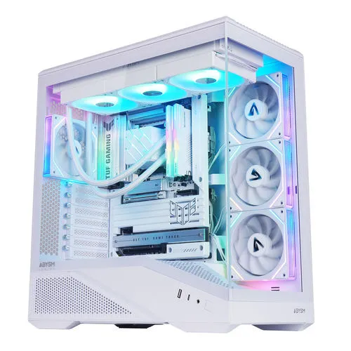 Abysm Gaming Caja Semitorre/atx Abysm Arian Frame A400 S/fuente Usb-c Blanca C/ventana