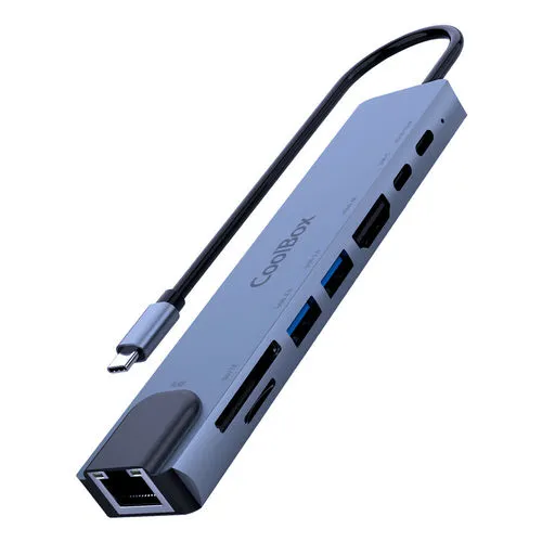 Mini Docktng Station Coolbox C81 Usb-c PD 100W