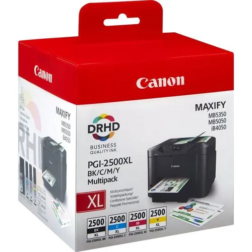 Tinta Canon Pgi-2500xl Pack Cuatricolor C/m/y/bk