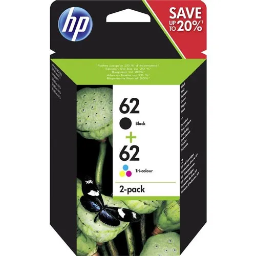 Tinta HP N9j71ae Nº 62 Pack Cuatricolor C/m/y/bk