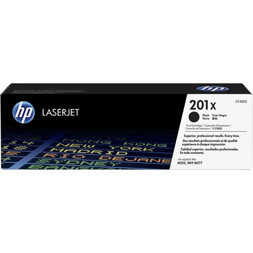 Toner HP Cf400x Nº201x Negro 2.800pag Alta Capacidad