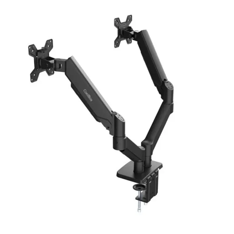 SOPORTE MESA GIRA INCL MONITOR TV 8KG 2 Brazos 17-32 NEGRO COOLBOX COO-Soporte-M02D