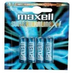 Pila AAA Lr03-b4 Alcalina Maxell Bl.4