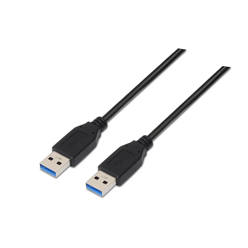 Cable USB 3.0 Tipo Am-am Negro 1.0 M Nanocable 10.01.1001-bk