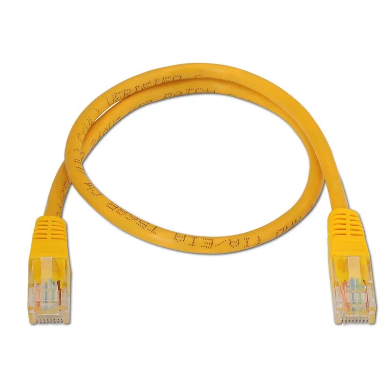 Cable RED Latiguillo RJ45 Cat.6 UTP Awg24 Amarillo 3.0 M Nanocable 10.20.0403-y