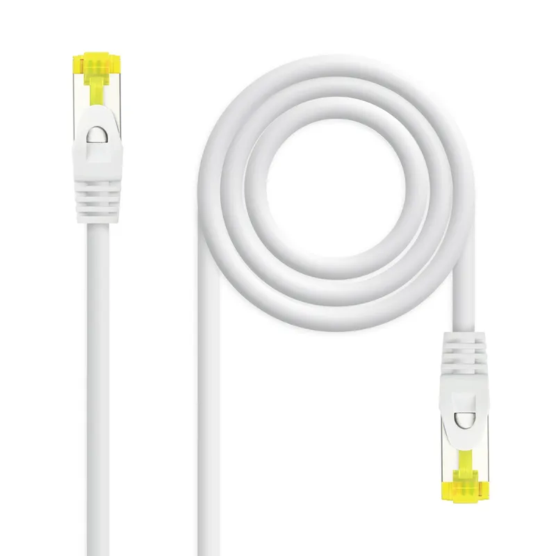 Nanocable Cable RED Latiguillo RJ45 Lszh Cat.6a Sftp Awg26 Blanco 1M Nanocabl 10.20.1901-w