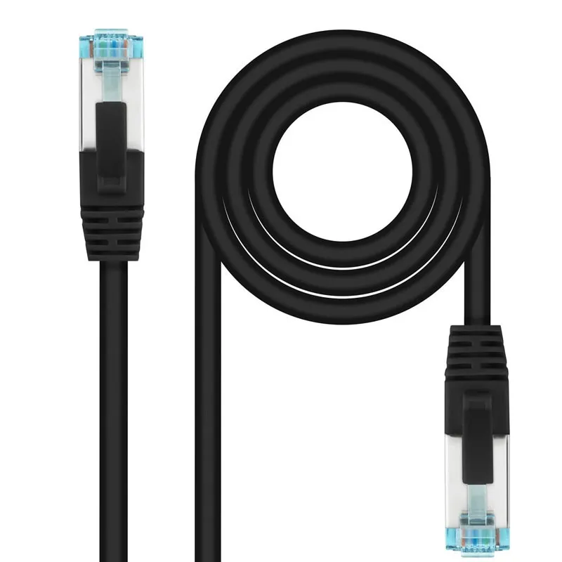 Nanocable Cable RED Latigui Cat.7 Lszh Sftp Pimf Awg26 Negro 30 CM 10.20.1700-l30-bk