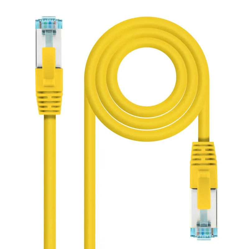 Nanocable Cable RED Latiguillo Cat.7 Lszh Sftp Pimf Awg26 Amarillo 0.5 M 10.20.1700-y