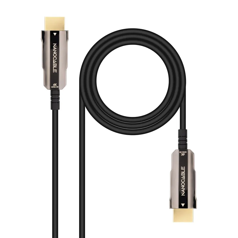 CABLE HDMI V2.0 AOC 4K 60HZ 18Gbps NEGRO 15 M NANOCABLE 10.15.2015