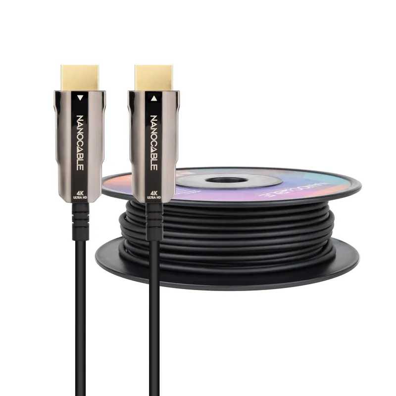 CABLE HDMI V2.0 AOC 4K 60HZ 18Gbps NEGRO 30 M NANOCABLE 10.15.2030