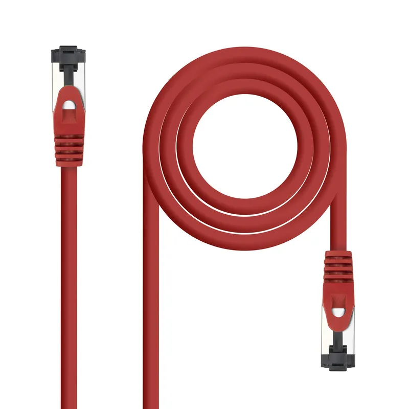 Cable RED Cat.8.1 2GHZ Lszh Sstp Awg26 Rojo 2 M Nanocable 10.20.2002-r