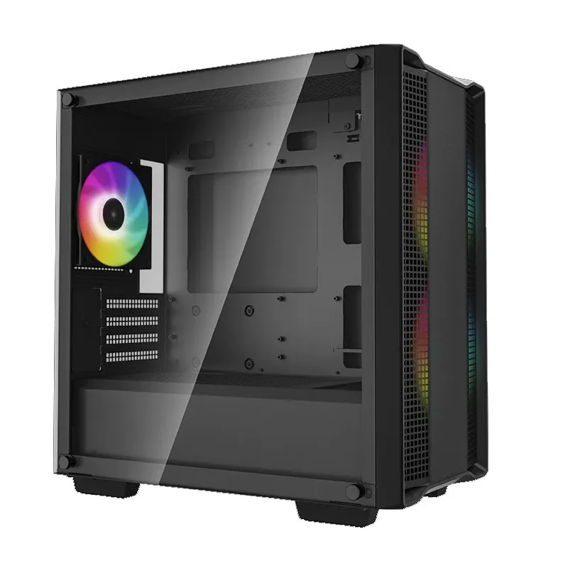 Caja Micro-atx Semitorre Deepcool Cc360 Argb C.templado 3 Vent. Argb