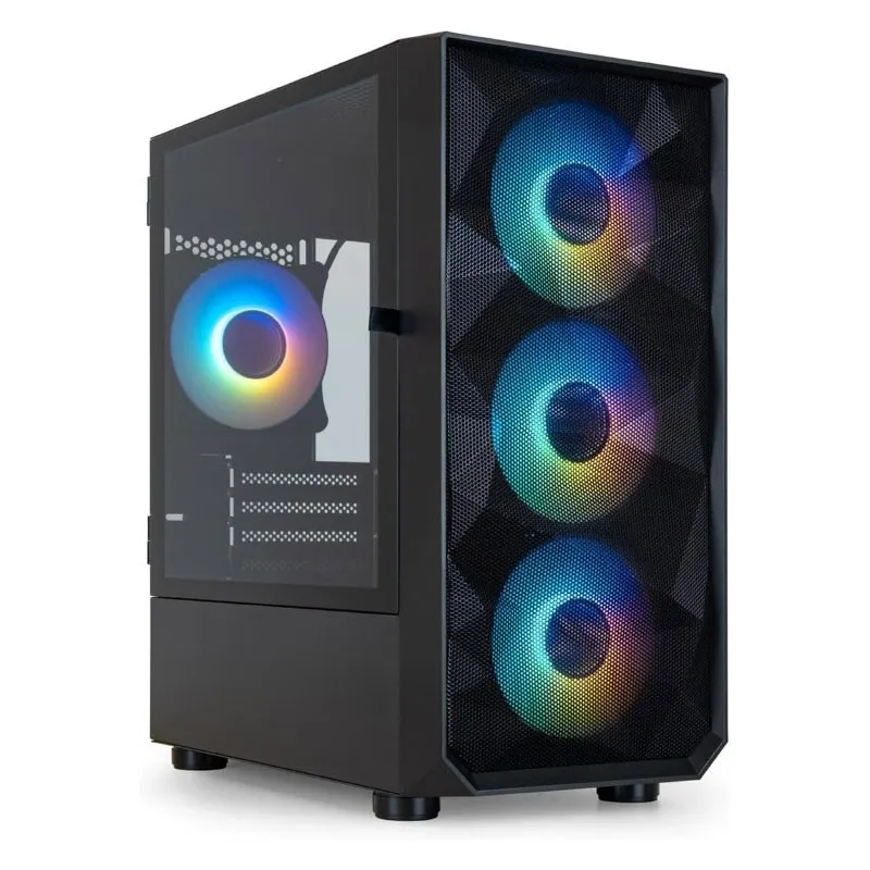 Caja Minitorre Gaming Tqgcc901-b Seizure Negra Tooq Tqgcc901-b
