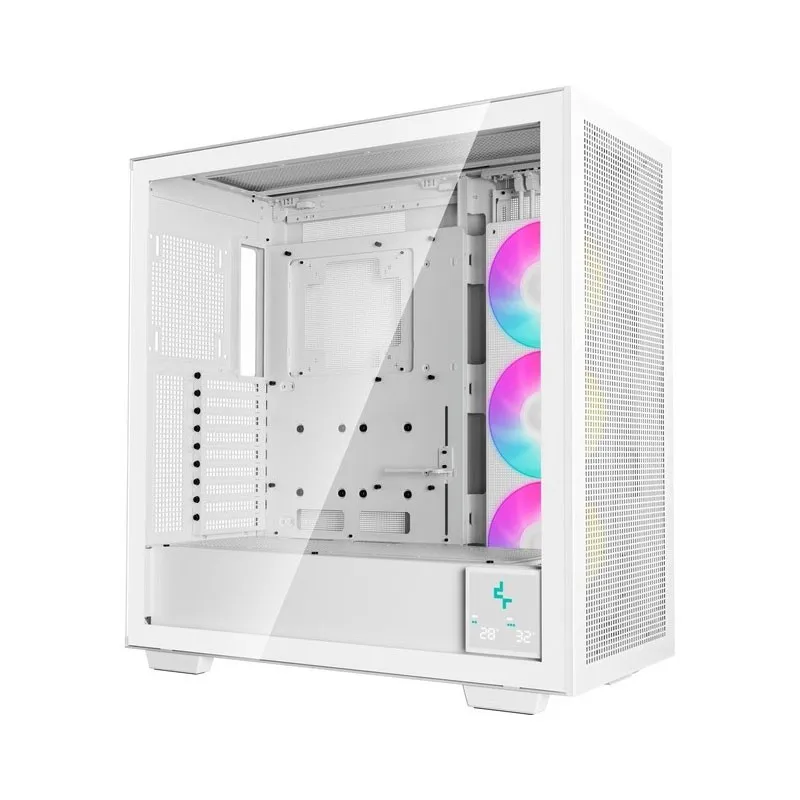 Caja ATX Semitorre Deepcool Morpheus Cristal Temp Blanca R-morpheus-whapa1-g-1